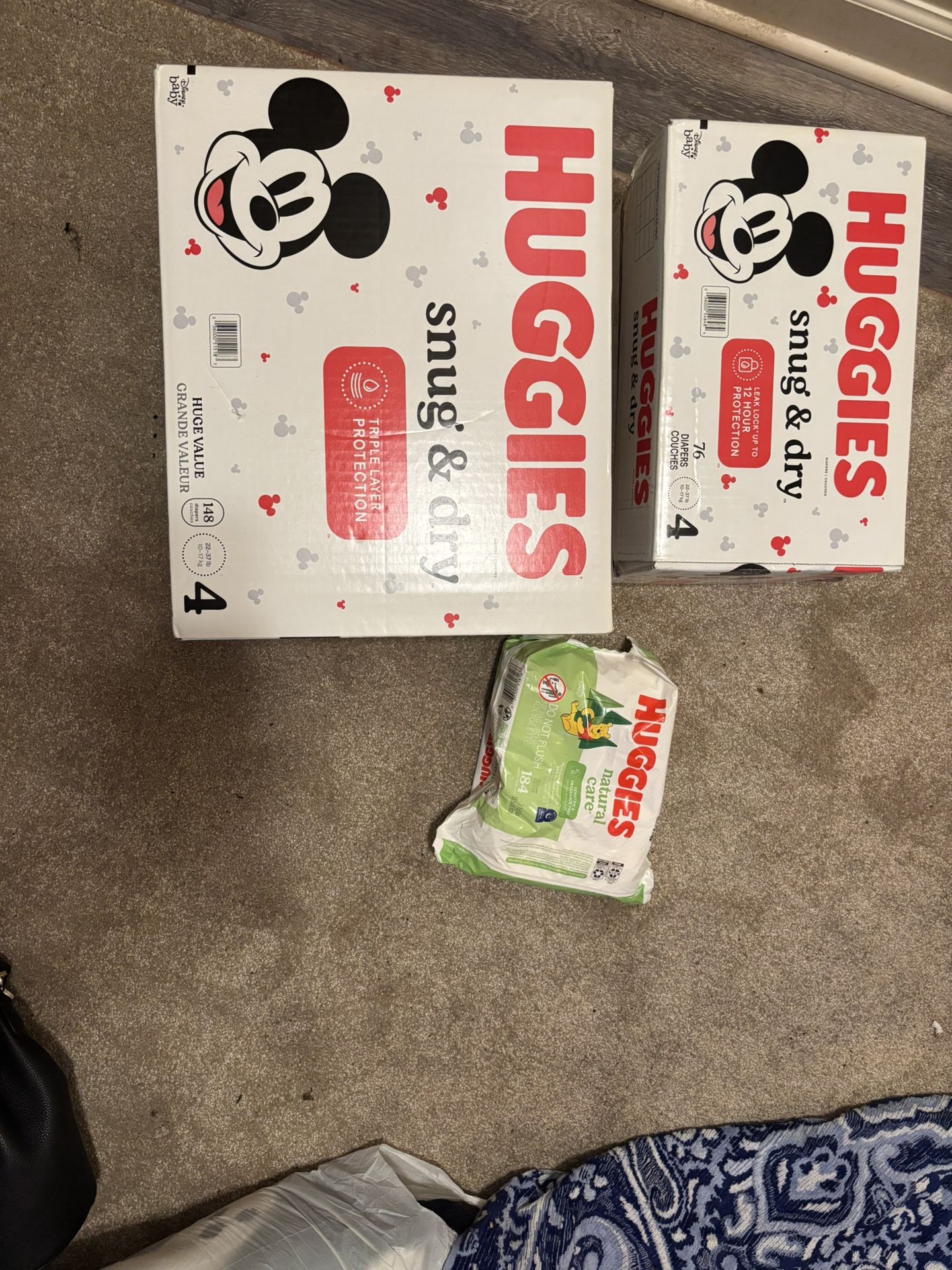 HUGGIES DIAPERS