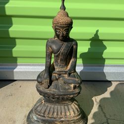 Buddha 15 Inches In Height  Made of Metal