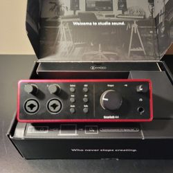 FOCUSRITE SCARLETT 414 4TH GEN AUDIO INTERFACE (Excellent Condition)