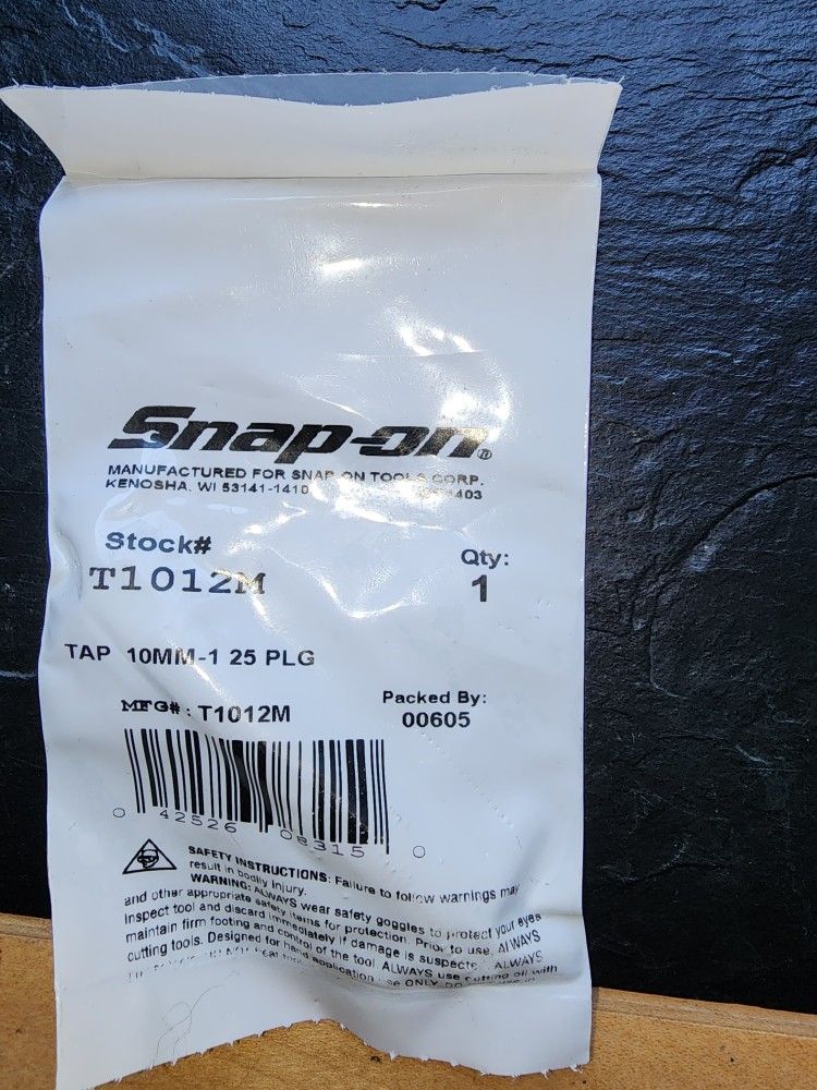 Snap On 10mm Tap