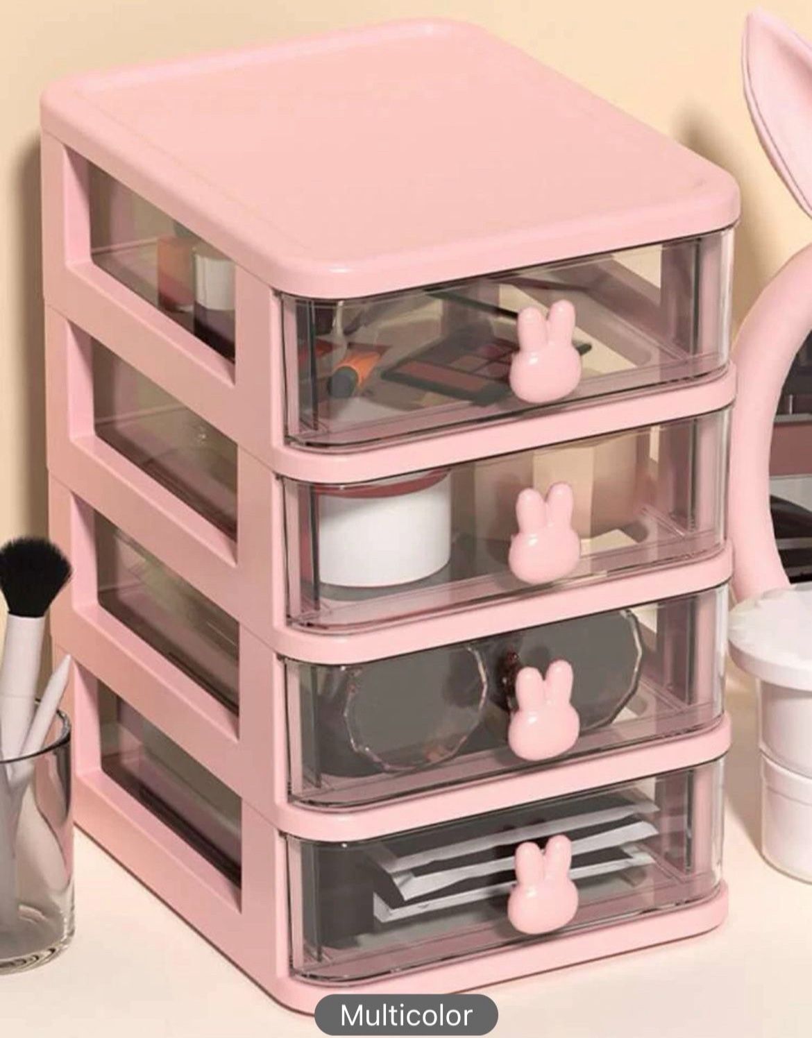 4-Level Storage Box - Pink
