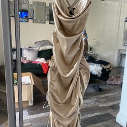 Gold Night Dress