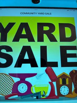 Yard sale and estate sale