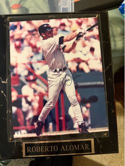 Roberto Alomar signed picture