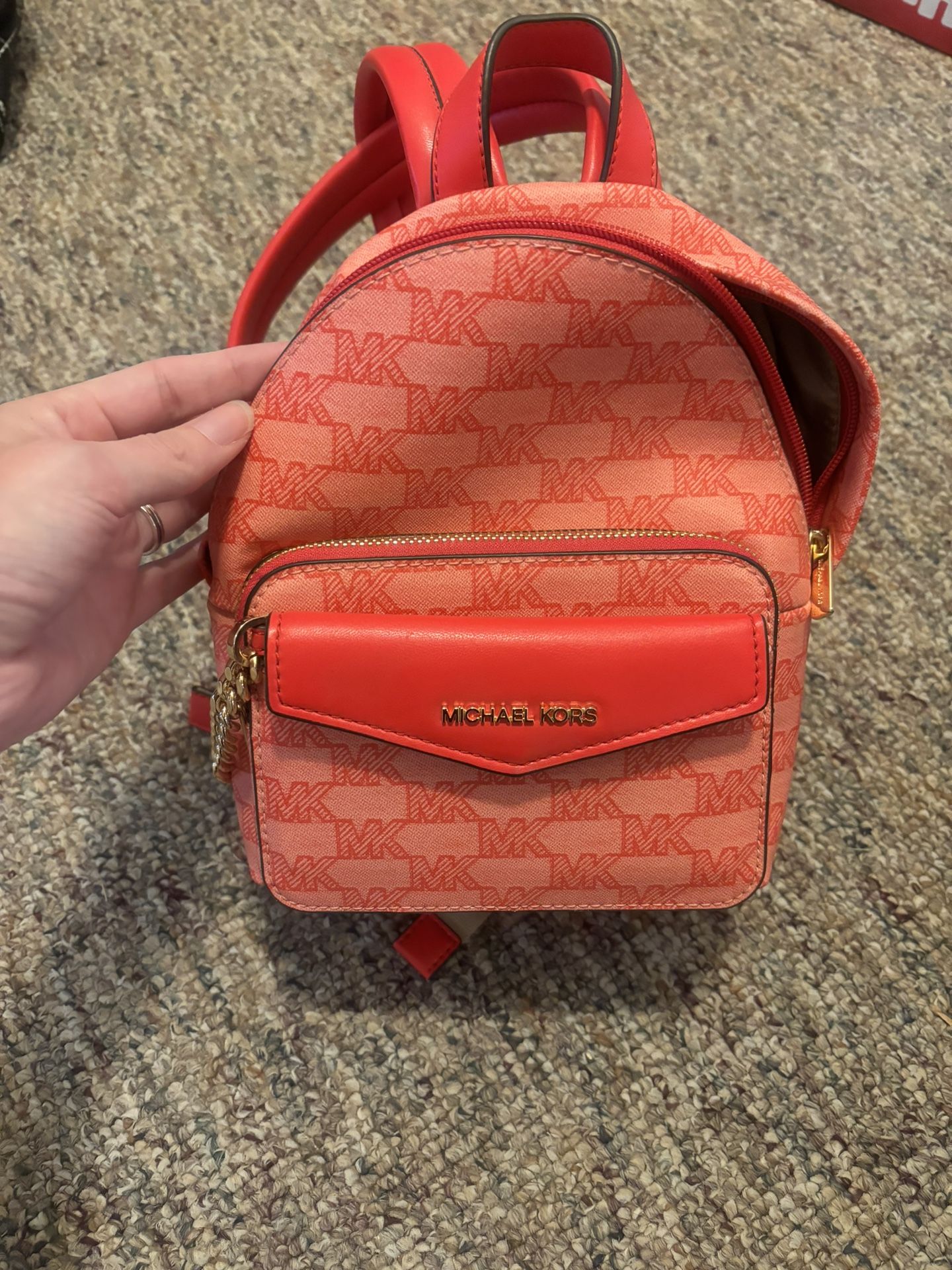 Micheal Kors Backpack And Wallet