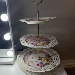 Floral Cup Cake Stand 