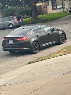 2013 Kia Optima hybrid Matte Black Wrap