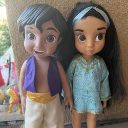 Animator doll Aladin and Jasmin