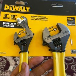 DEWALT Adjustable Wrench Set (2-Piece) Brand New 🆕