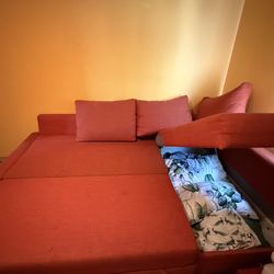 Free sofa + Pull Out Bed + Storage 
