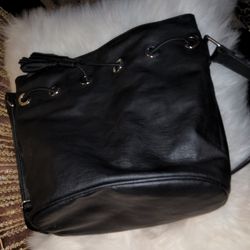 "Divided" Black Handbag By H&M
