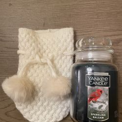 Yankee Candle - Sparkling Balsam With Holder - New