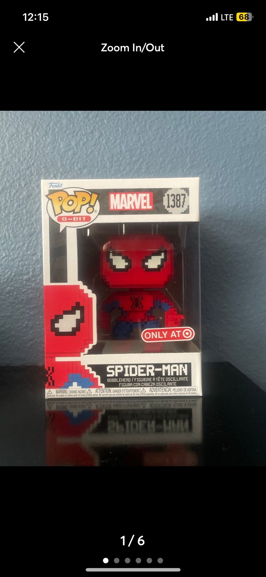 Funko Pop Spider-Man 8-Bit 1387 Target exclusive