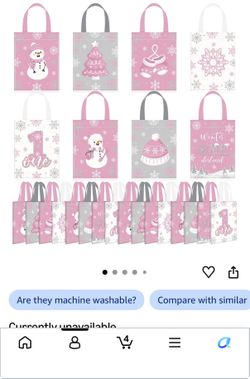 WinterONEderland bags party favors
