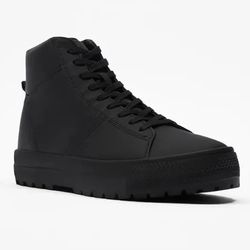 ZARA Men's Black Boots Size 11.5 or 45 • Brand New!!