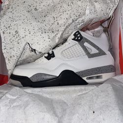 AIr Jordan 4 Retro White Cement GS  (2025) 7Y/8.5W IB4171-100 