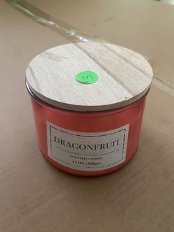 Dragon fruit scent candle