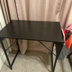 Black desk