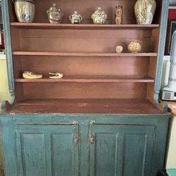 Antique Step back Cupboard All Original 