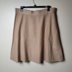 Liz Claiborne NWT Womens Skirt Caramel A-Line Knee Length OX
