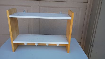 Wall Hooks with Shelf