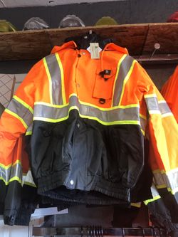 3A Safety Hi-Viz Waterproof Class 3 Bomber Jacket With Removable Liner.