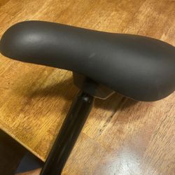 BMX Bike Seat & Post 25.4 - One Piece 