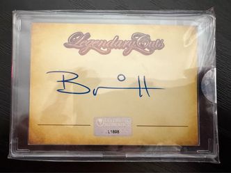 Brian Herring Autographed Legendary Cut Card