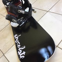 Burton 157 Snowboard with Large Bindings 