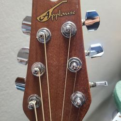 Acoustic Electric Guitar With Amplifier 