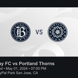 BAY FC vs Portland Thorns 