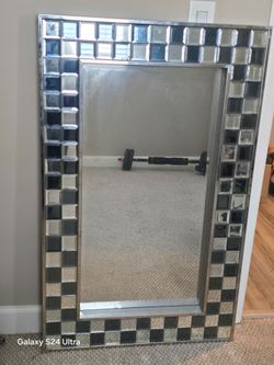 Large wall mirror