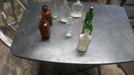 Antique medicine bottles