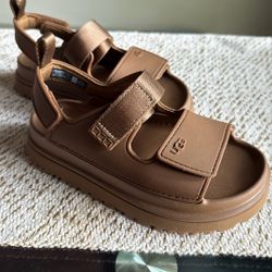 Ugg Sandals Brown Children Size 2 Unisex
