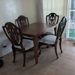 Dining Table And Chairs 