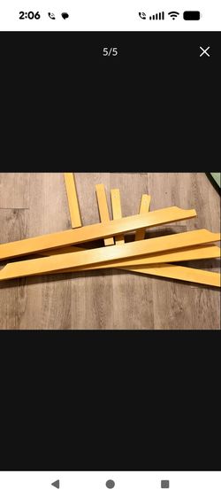Beautiful Boho twin bed w/slat board