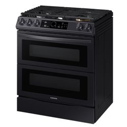 BRAND NEW SAMSUNG 30-in Slide-in Smart Double Oven Dual Fuel 