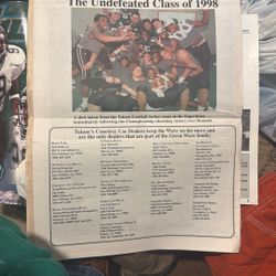 The Crest Tulane 1998 11-0 Newspaper Vol.6