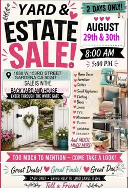 ESTATE SALE