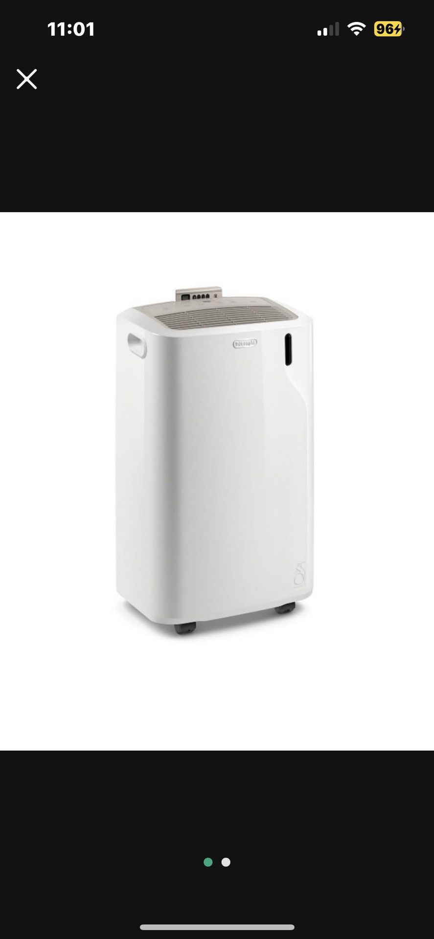 Delonghi Portable Air Conditioner Brand New