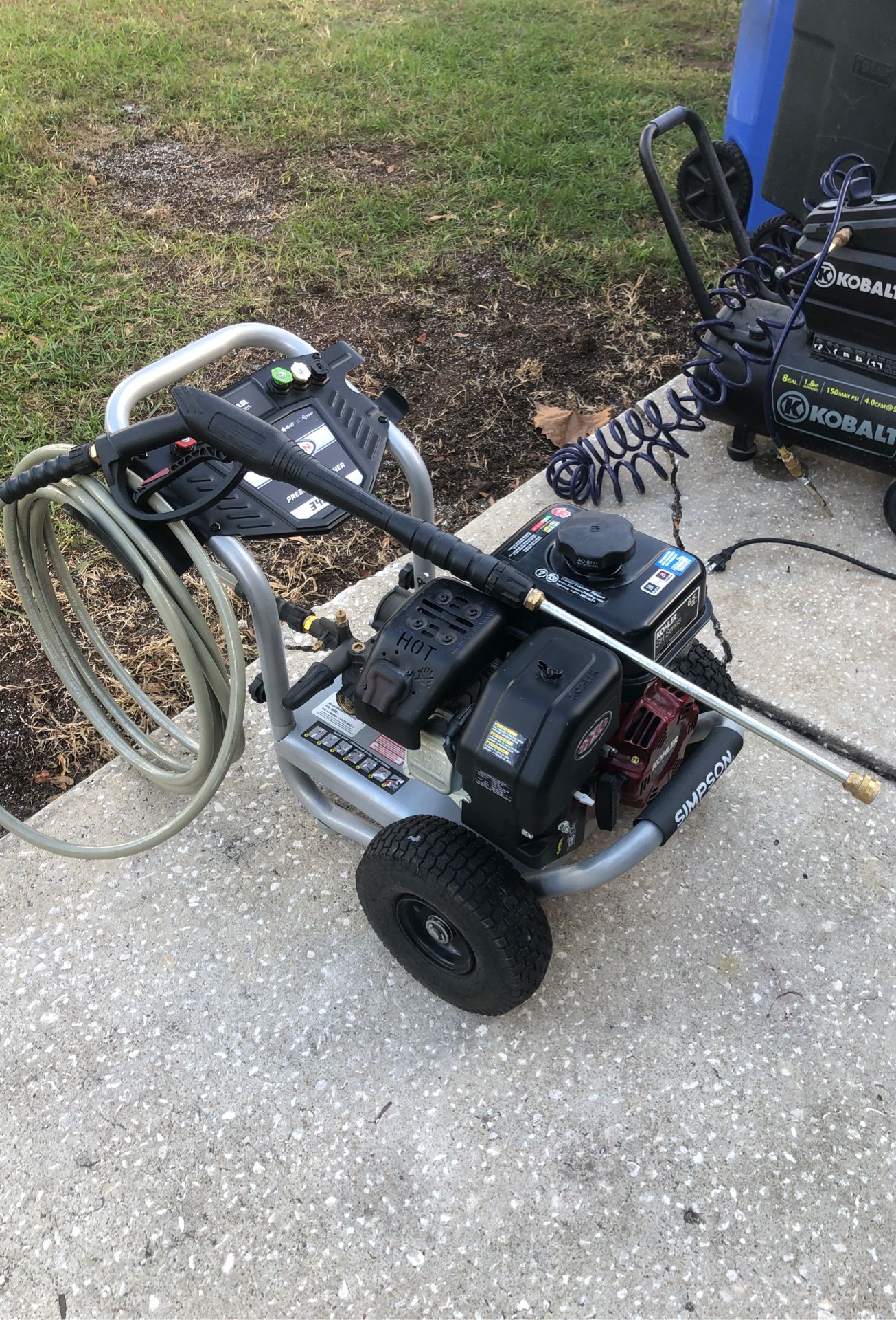 Simpson 3400 PSI Pressure Washer 6.5 hp engine. 2.5gpm for Sale in