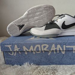 Nike Ja 1 'Light Smoke Grey' White/Black Men's Size 11.5 DR8785-100