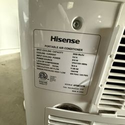 HISENSE 8000 BTU PORTABLE AIR CONDITIONER