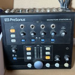 PreSonus Monitor Station V2 used with box & AC
