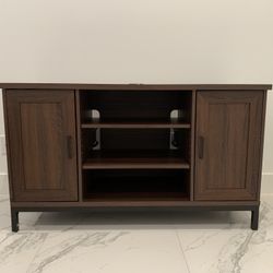 TV Table, Durable with Extra Storage Space