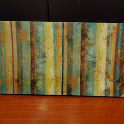 Abstract Painting Hand Embellished