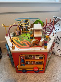 Like New Baby / Toddler Wooden Activity Cube