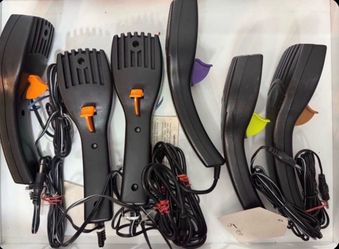 Lot of 6 Scalextric Slot Car Throttle Hand Controllers $8 Untested - As Is