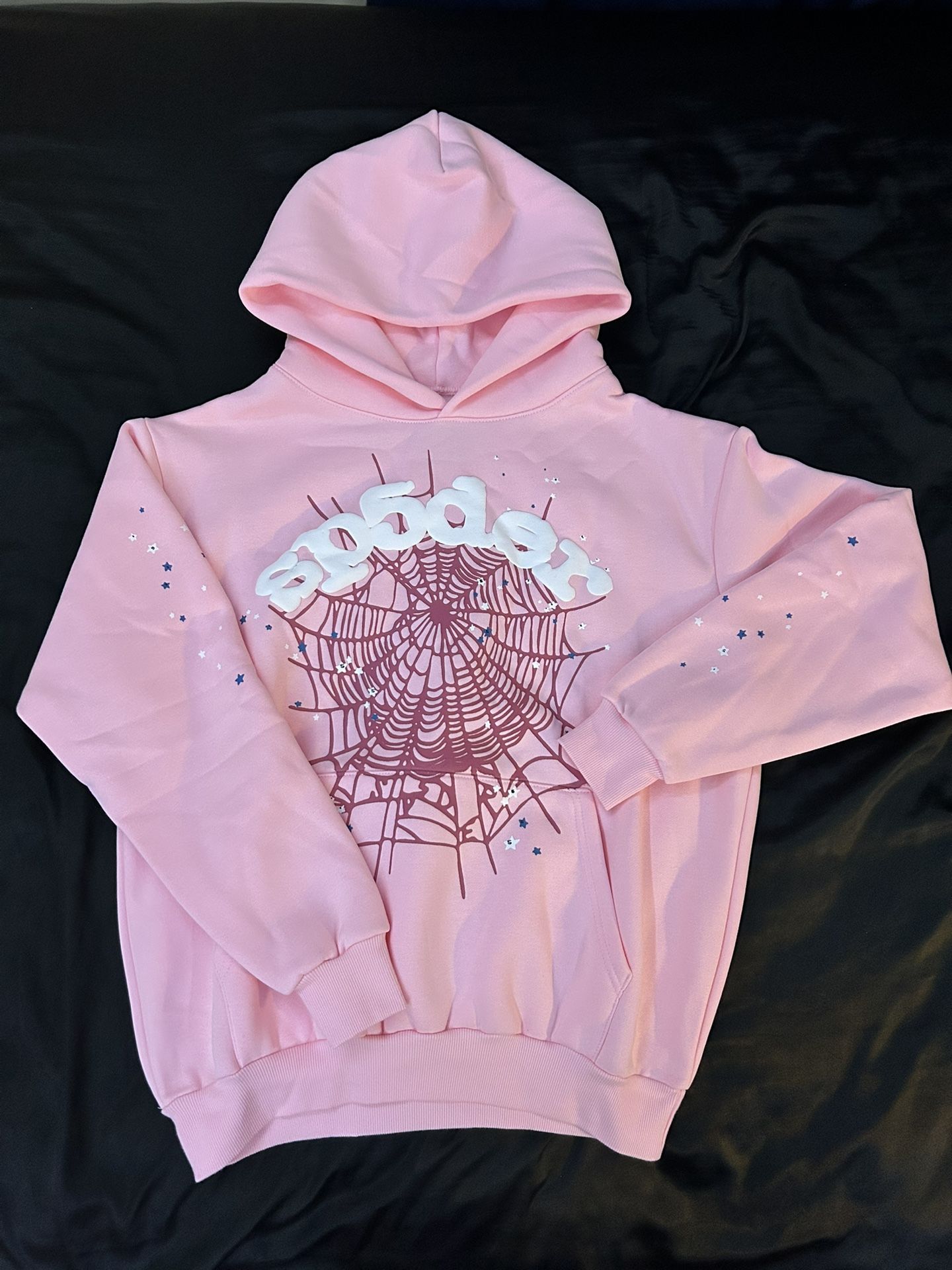 Sp5der OG Web Hoodie Pink