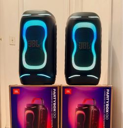JBL {PartyBox Club 130) Bluetooth Portable Party Speaker System (NO MIC) Massive Bass, LED Lights